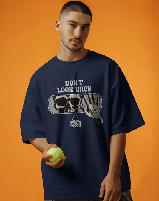 "Never Look Back" Skull Edition Oversized Tee – 3 Bold Colorways