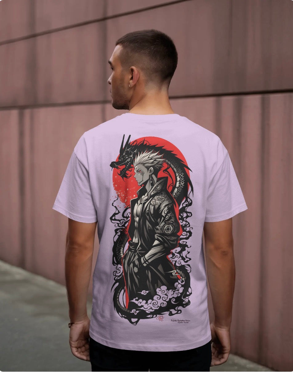“Cursed Alliance” — Jujutsu-Inspired Oversized Tee