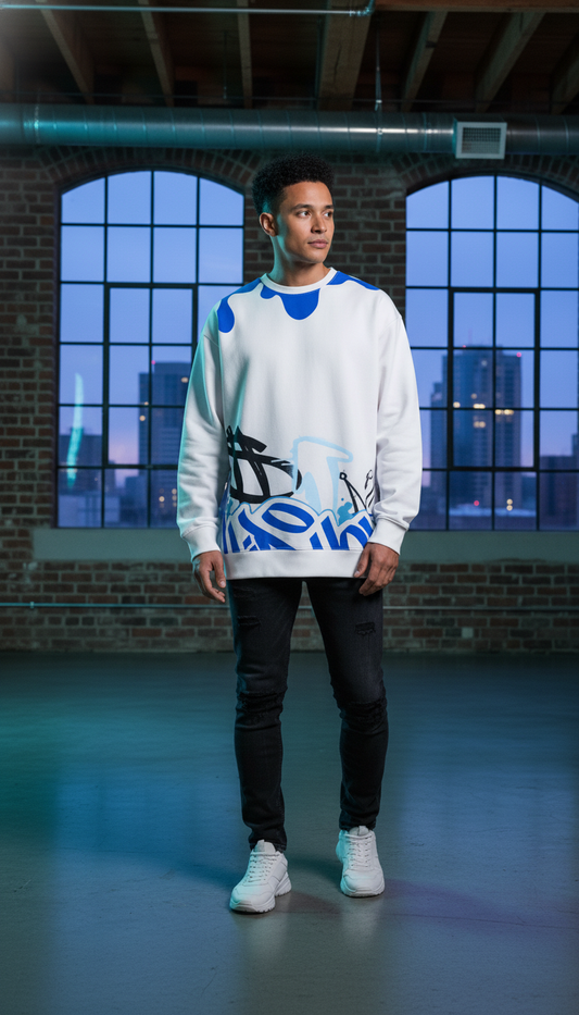 Skyline Splash Graphic Sweatshirt