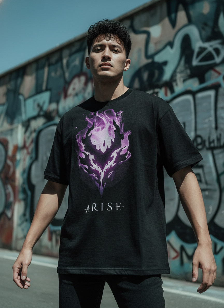 ARISE – Oversized Graphic Tee - UrbanLoom Apparel