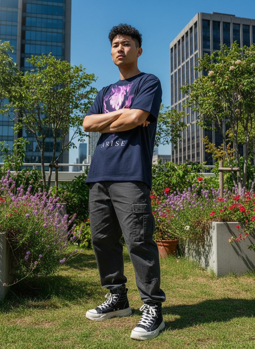 ARISE – Oversized Graphic Tee - UrbanLoom Apparel